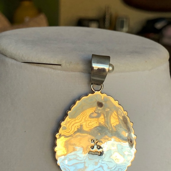 Santa Fe Style Earrings & Pendant Multi-Gemstone Artisan’s Mark